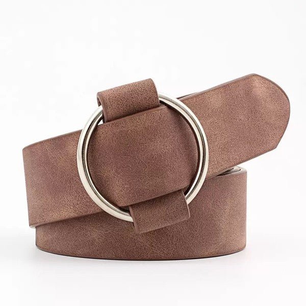 O Ring Buckle Belt - Polished Boutique