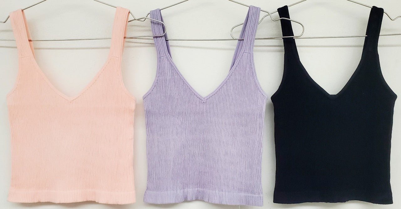 Ribbed Crop Tank - Polished Boutique