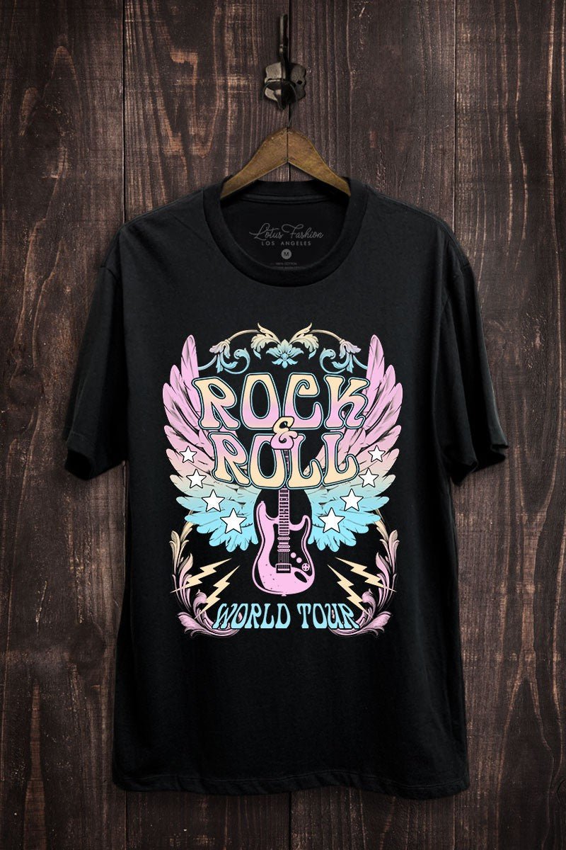 Rock N Roll World Tour Tee - Polished Boutique