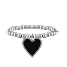 Sara's Enamel Heart Bracelet - Polished Boutique