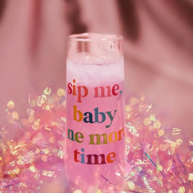 Sip Me Baby Champagne Flute Set of 4 - Polished Boutique