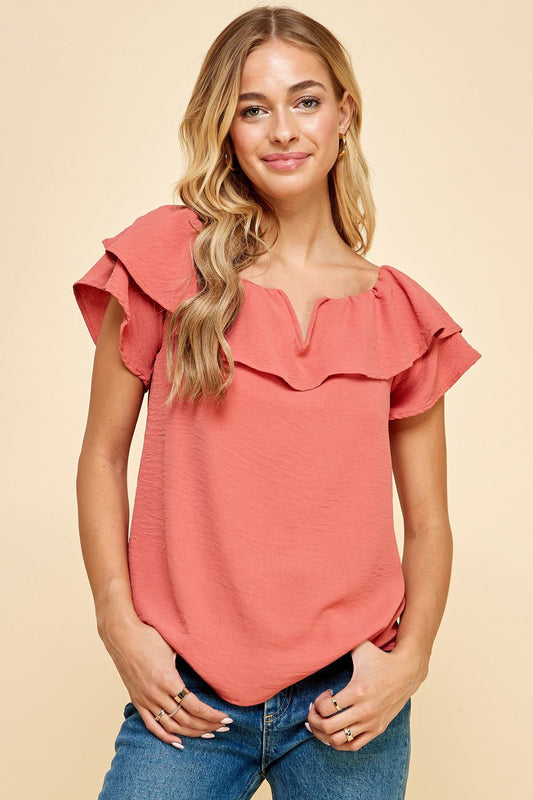 Sunset Evening Top - Polished Boutique
