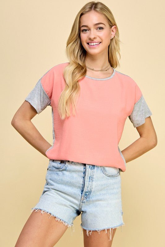 The Coral Mist Top - Polished Boutique