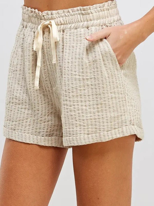 The Ellison Striped Shorts - Polished Boutique