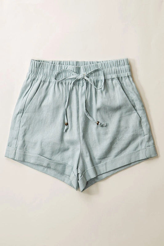 The Fiona Linen Shorts - Polished Boutique