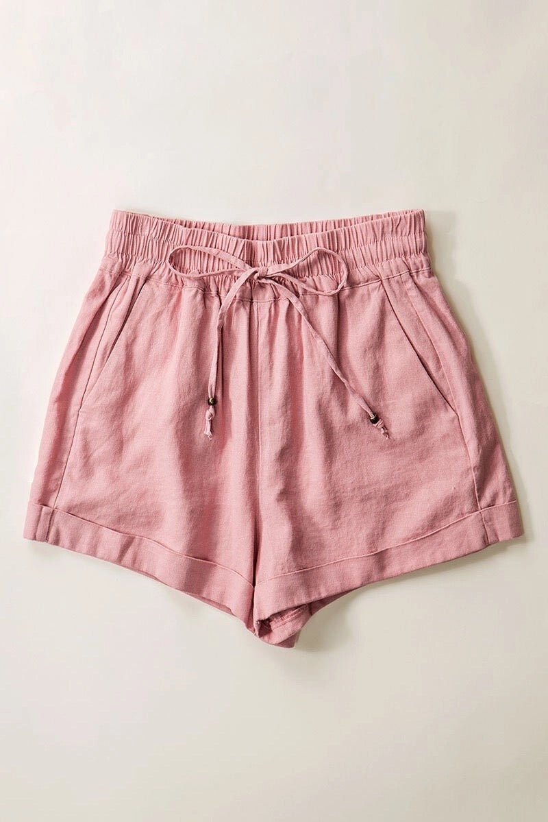 The Nia Linen Shorts - Polished Boutique