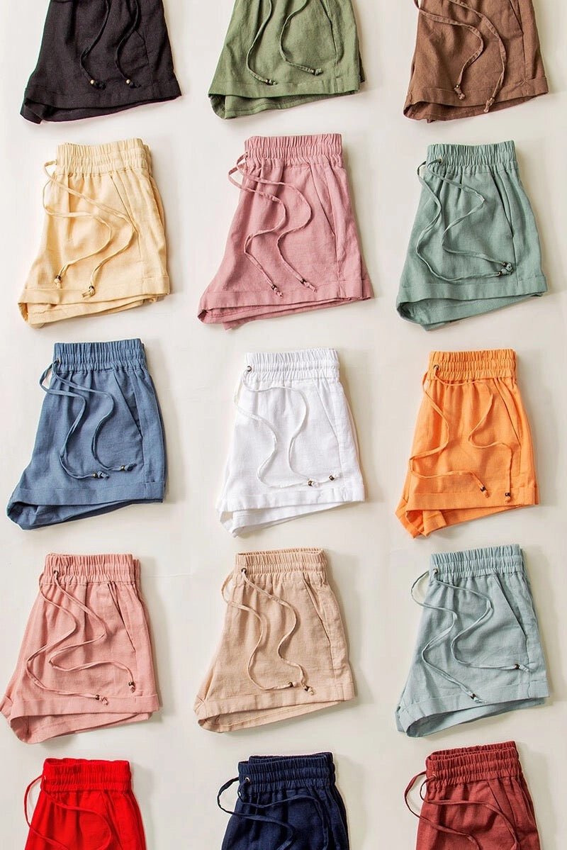 The Remi Linen Shorts - Polished Boutique