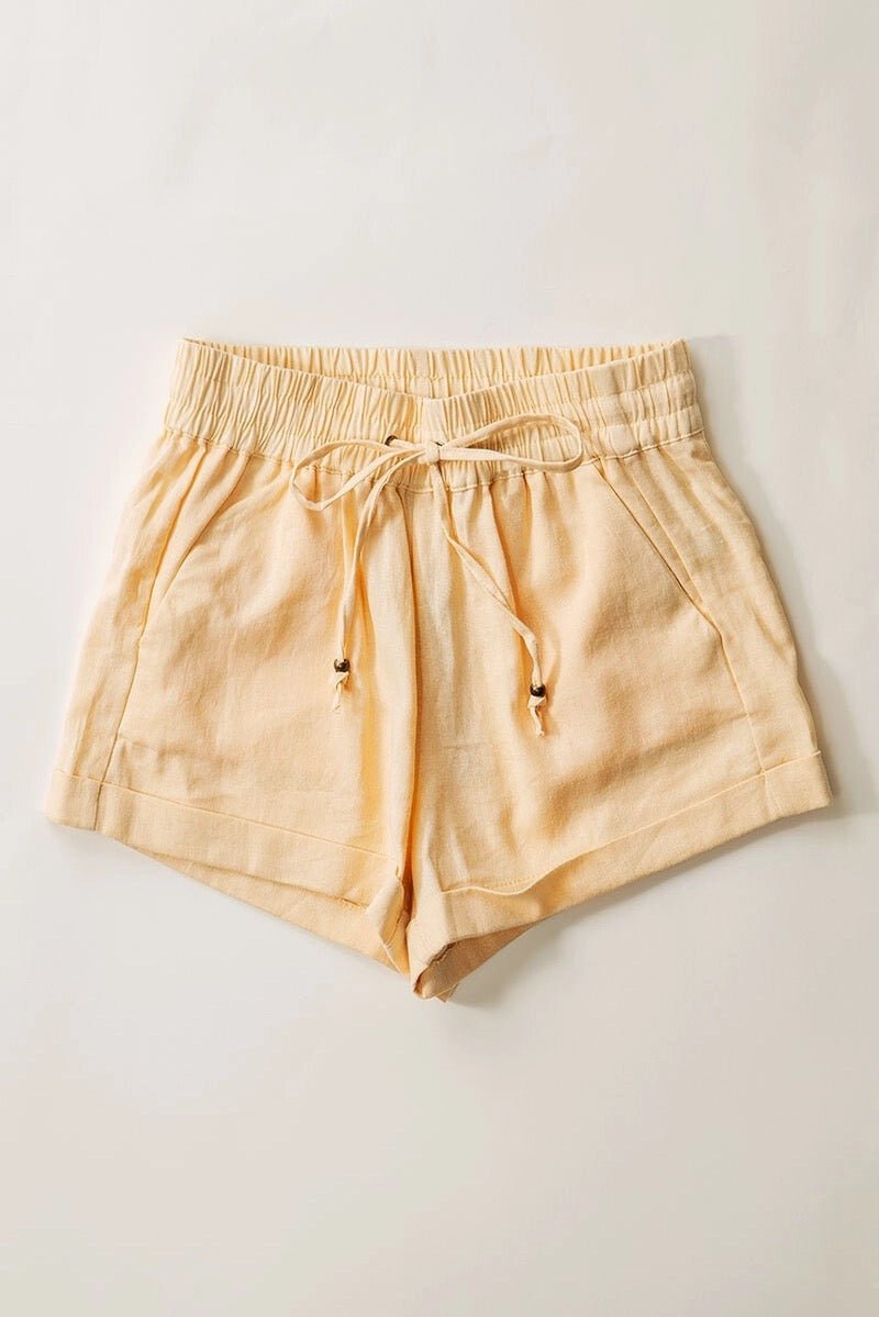 The Sunny Linen Shorts - Polished Boutique