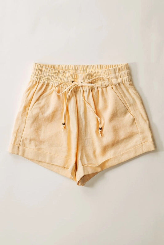 The Sunny Linen Shorts - Polished Boutique