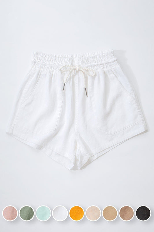 The Whitney Linen Shorts - Polished Boutique