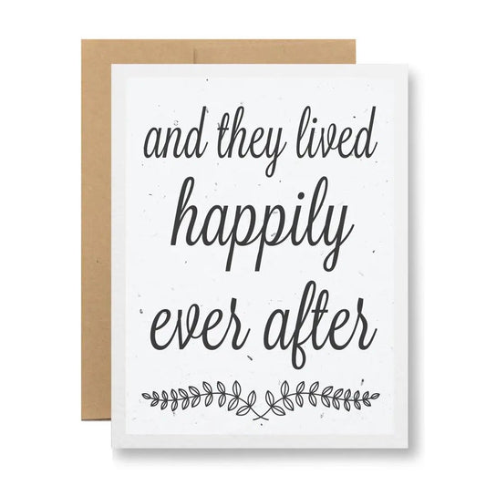 They Lived Happily Ever After Greeting Card - Polished Boutique